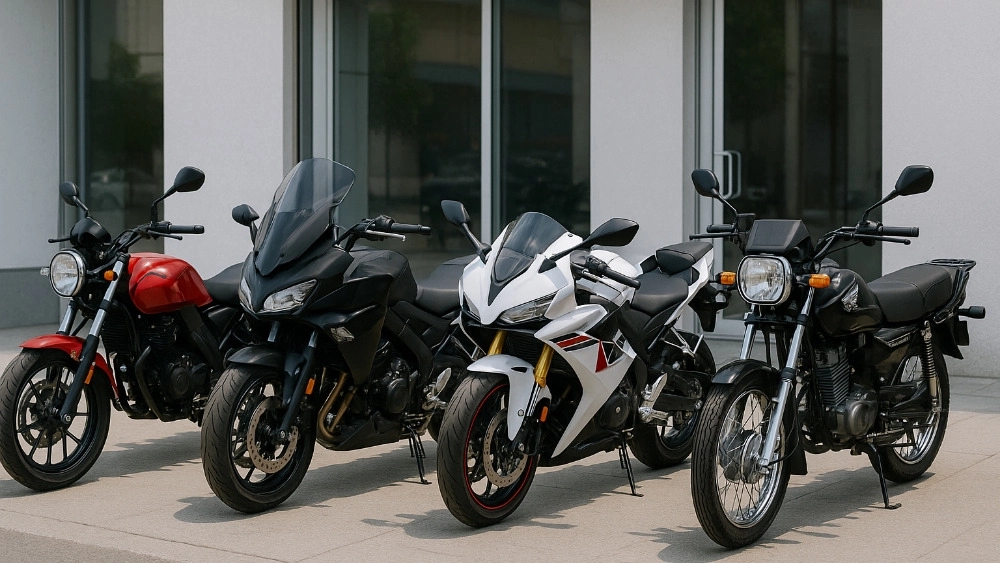Comparison of motorcycles in Afshari motorcycle